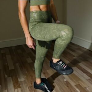 Zyia Olive Green Leggings | High Rise Activewear | Women’s Athleisure🫒